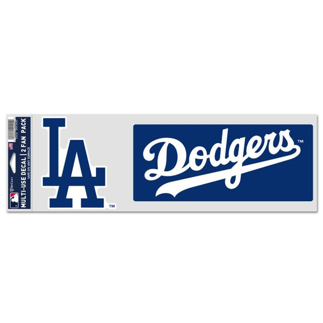 Los Angeles Dodgers Fan Decals 3.75" x 12"