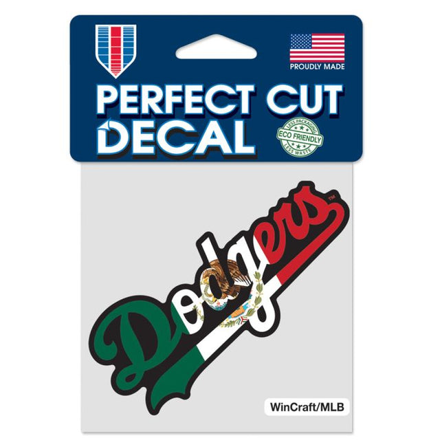 Los Angeles Dodgers Perfect Cut Color Decal 4" x 4"