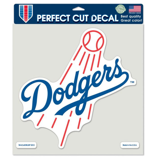 Los Angeles Dodgers Perfect Cut Color Decal 8" x 8"