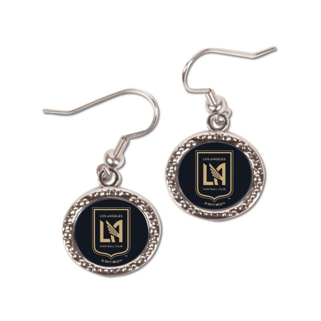 Los Angeles FC Earrings Jewelry Carded Round
