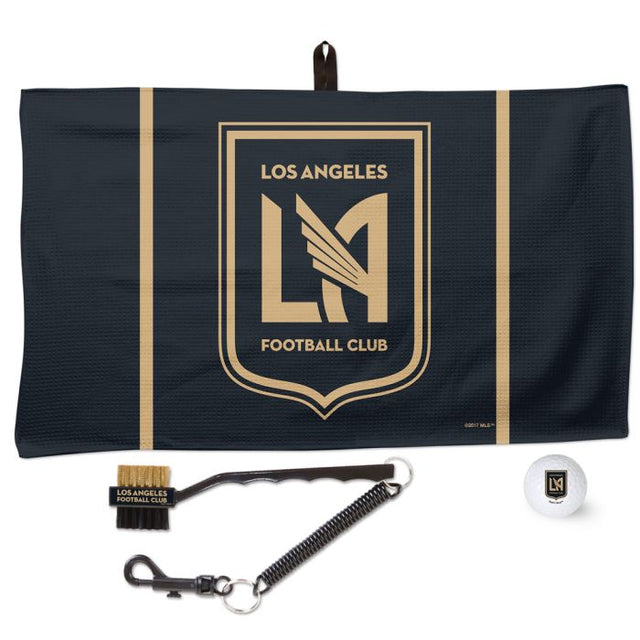 Los Angeles FC Logo / Wordmark Golf Waffle Towel Set