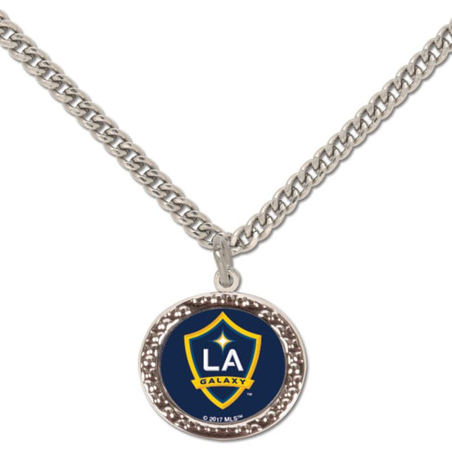 Los Angeles Galaxy Necklace w/Charm Jewelry Card