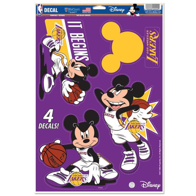 Calcomanía multiusos de Los Angeles Lakers/Disney de 11" x 17"