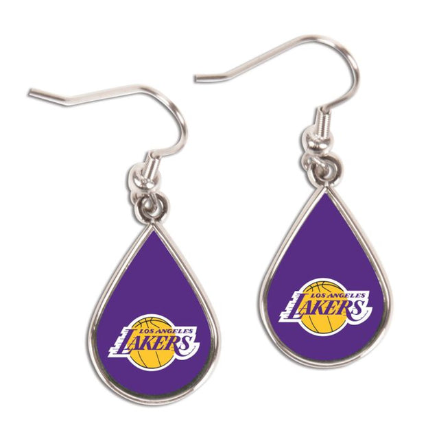 Pendientes de Los Angeles Lakers Joyas Cardadas Lágrima
