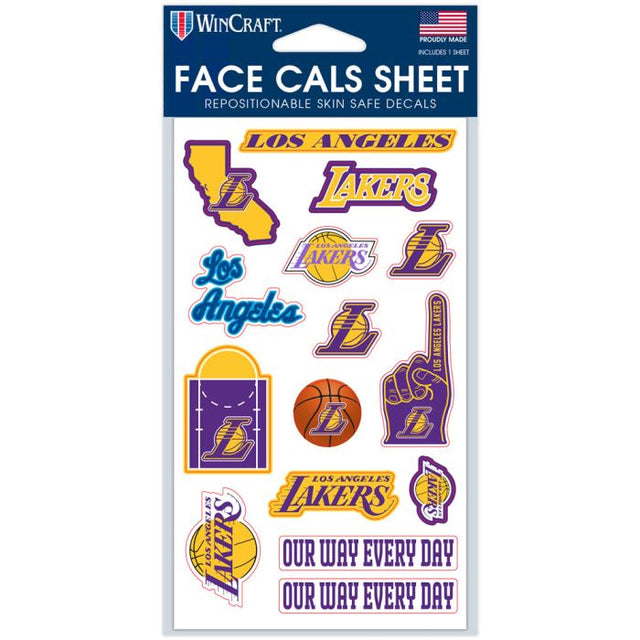 Cara de los Lakers de Los Ángeles, 4" x 7"