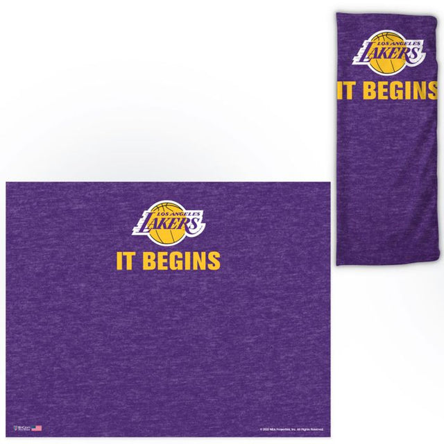 Envolturas para fanáticos de Los Angeles Lakers HEATHERED