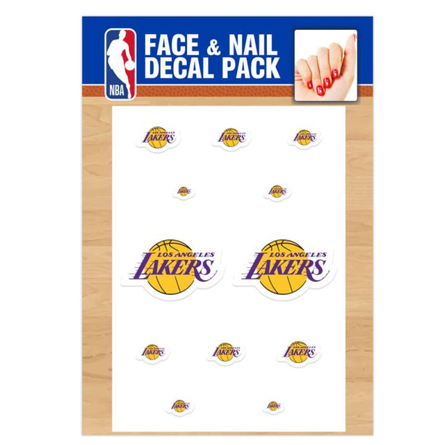 Calcomanías para uñas de Los Angeles Lakers