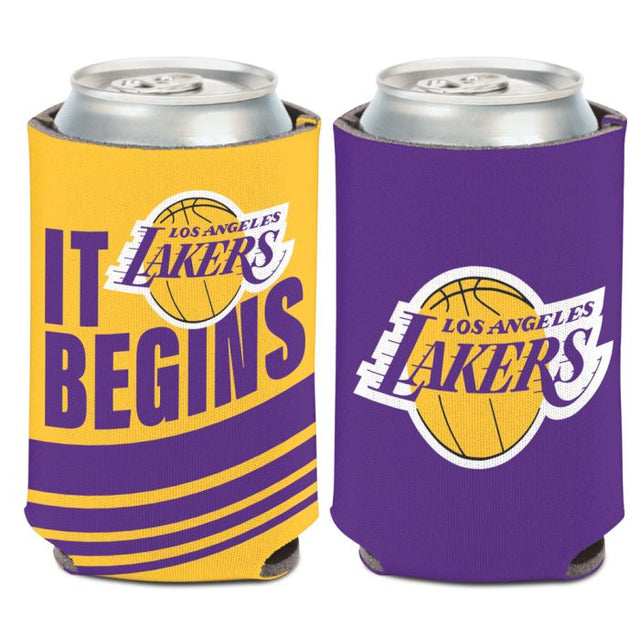Enfriador de lata SLOGAN de Los Angeles Lakers de 12 oz.