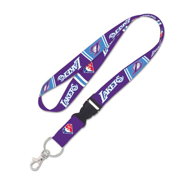 Los Angeles Lakers city Lanyard w/detachable buckle 1"