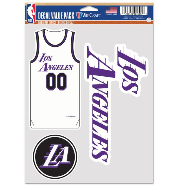 Paquete multiusos para 3 fanáticos de Los Angeles Lakers City