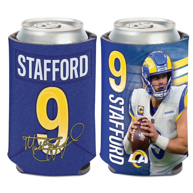 Enfriador de latas de 12 onzas de Los Angeles Rams de Matthew Stafford