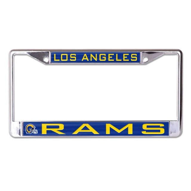 Marco de fotos impreso con el logotipo clásico de Los Angeles Rams, tamaño pequeño y grande