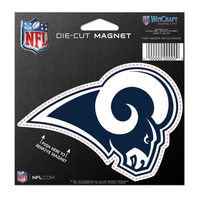 Los Angeles Rams Die Cut Magnet 4.5" x 6"