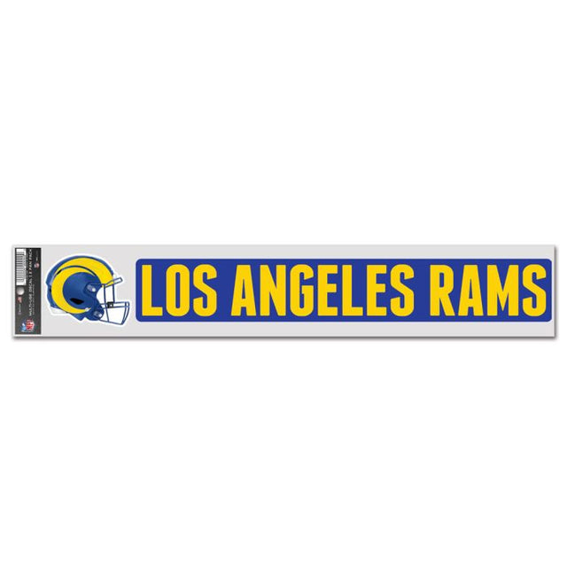 Calcomanías para fanáticos de Los Angeles Rams de 3" x 17"