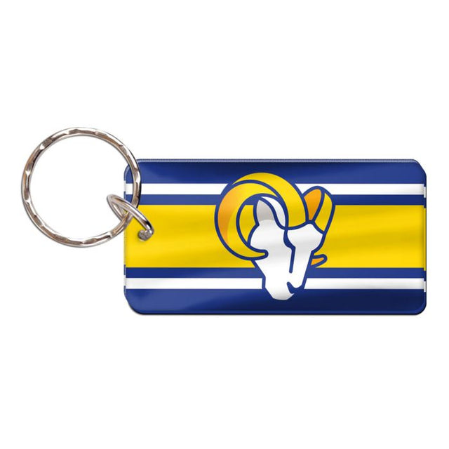 Llavero rectangular de Los Angeles Rams
