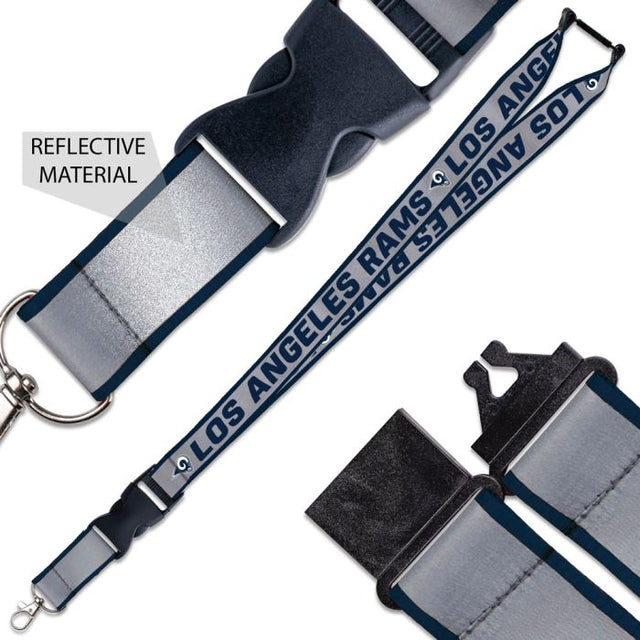 Los Angeles Rams Lanyard w/ Buckle Reflective 1"