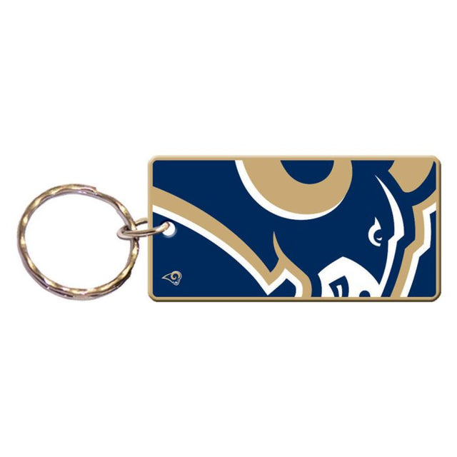 Llavero rectangular MEGA de Los Angeles Rams