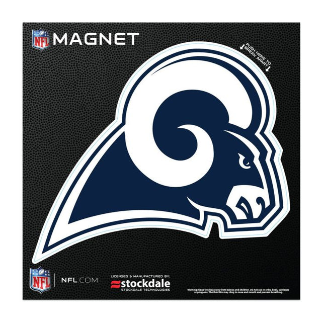 Imanes para exteriores de Los Angeles Rams de 6" x 6"