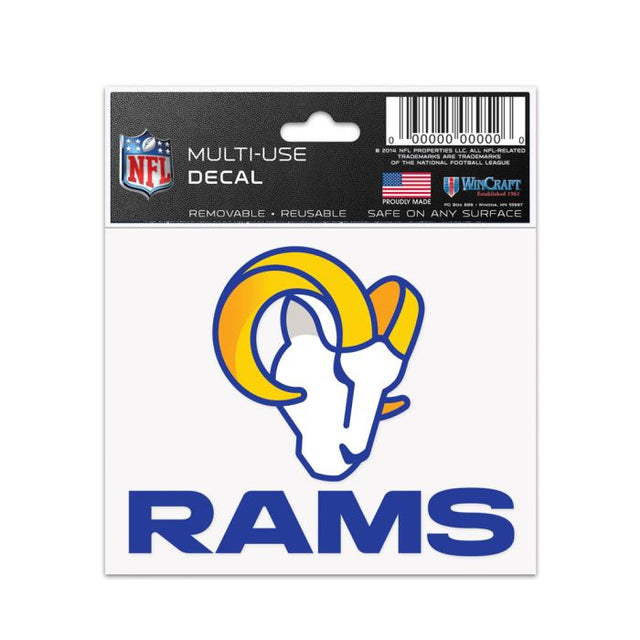 Los Angeles Rams Secondary Logo Multi-Use Decal 3" x 4"