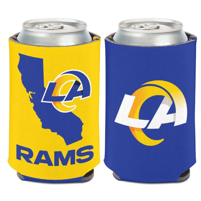 Enfriador de lata con forma de estado de Los Angeles Rams, 12 oz.