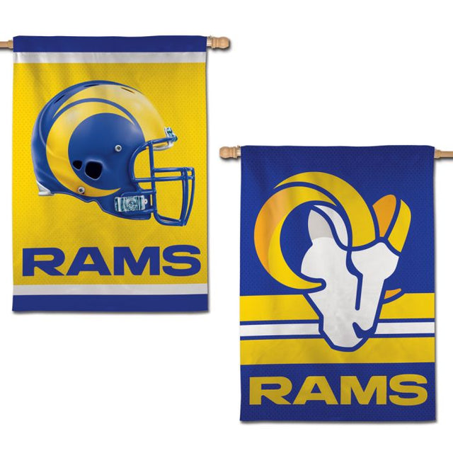 Los Angeles Rams Vertical Flag 2 Sided 28" x 40"