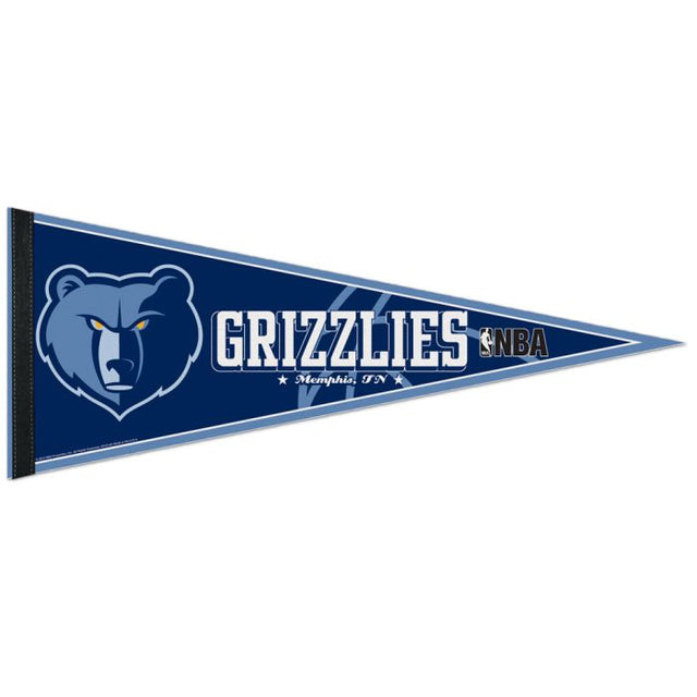 Banderín clásico de los Memphis Grizzlies, en cartulina de 12" x 30"