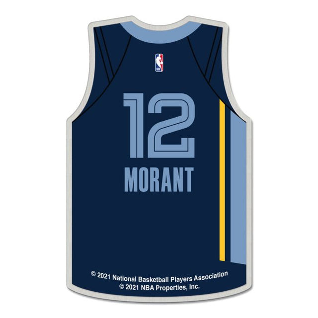 Tarjeta de joyería con pin de colección de los Memphis Grizzlies de Ja Morant