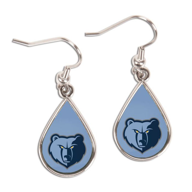 Pendientes de los Memphis Grizzlies con forma de lágrima