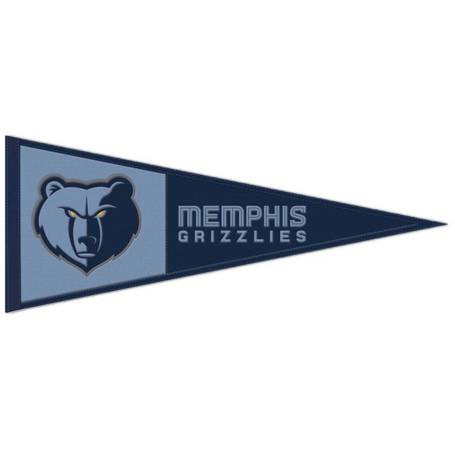 Banderín de lana de los Memphis Grizzlies de 13" x 32"