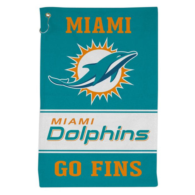 Toalla deportiva de 16 x 25 de los Miami Dolphins