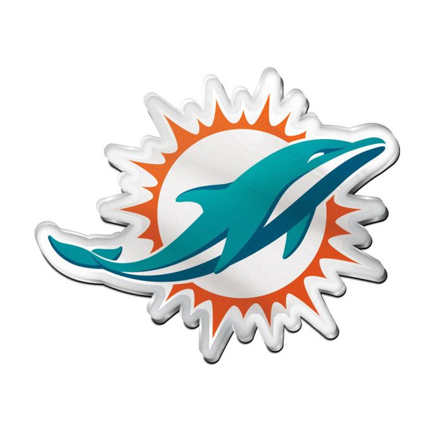Miami Dolphins Acrylic Auto Emblem