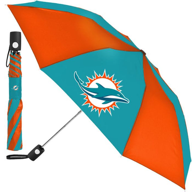 Paraguas plegable automático de los Miami Dolphins