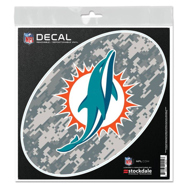 Miami Dolphins CAMO All Surface Decal 6" x 6"