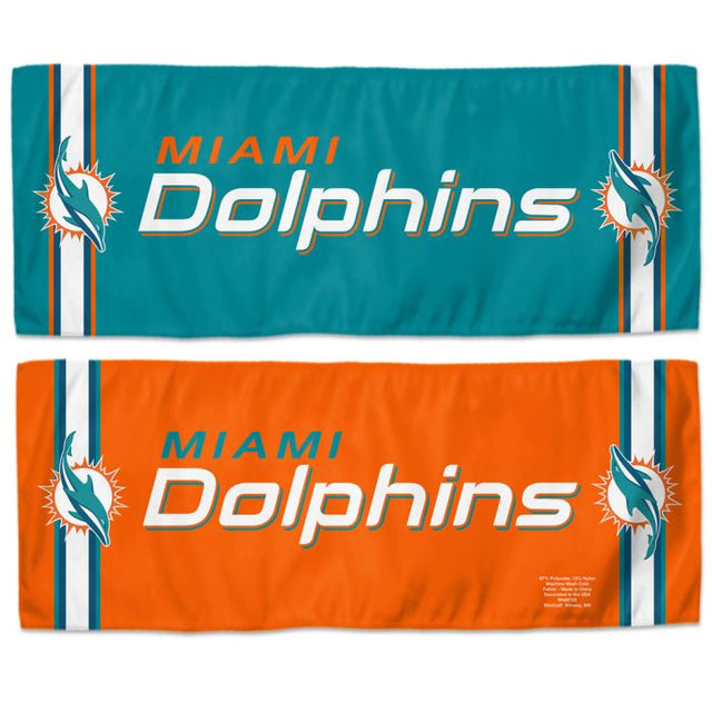 Toalla refrescante de los Miami Dolphins de 12" x 30"