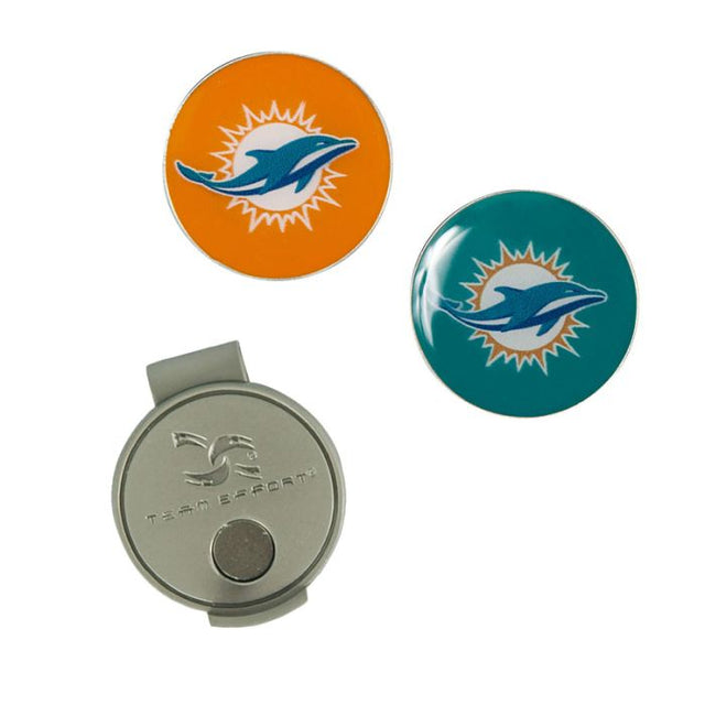Clip para gorra y marcadores de los Miami Dolphins