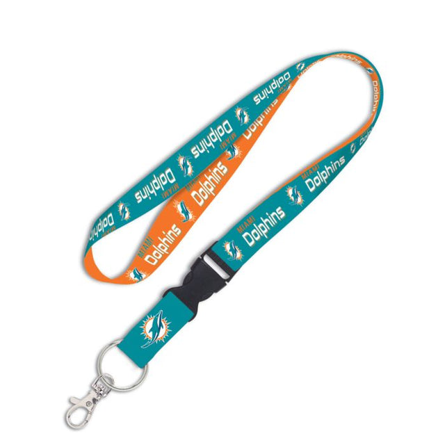 Miami Dolphins Lanyard w/detachable buckle 1"