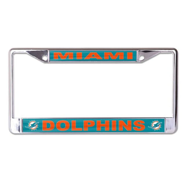 Miami Dolphins Lic Plt Frame S/L Printed