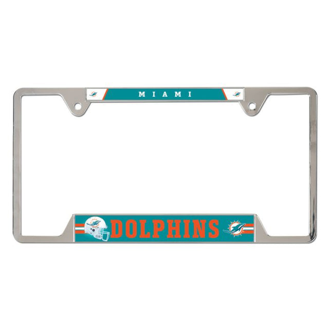 Miami Dolphins Metal License Plate Frame