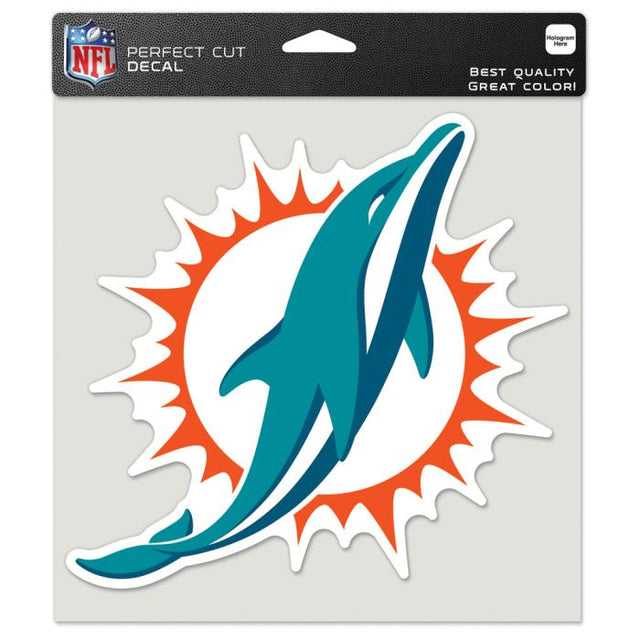 Miami Dolphins Perfect Cut Color Decal 8" x 8"