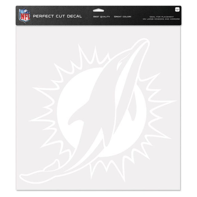 Miami Dolphins Perfect Cut Decal 17" x 17"