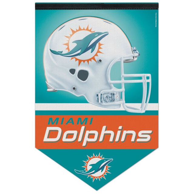 Miami Dolphins Premium Felt Banner 17" x 26"