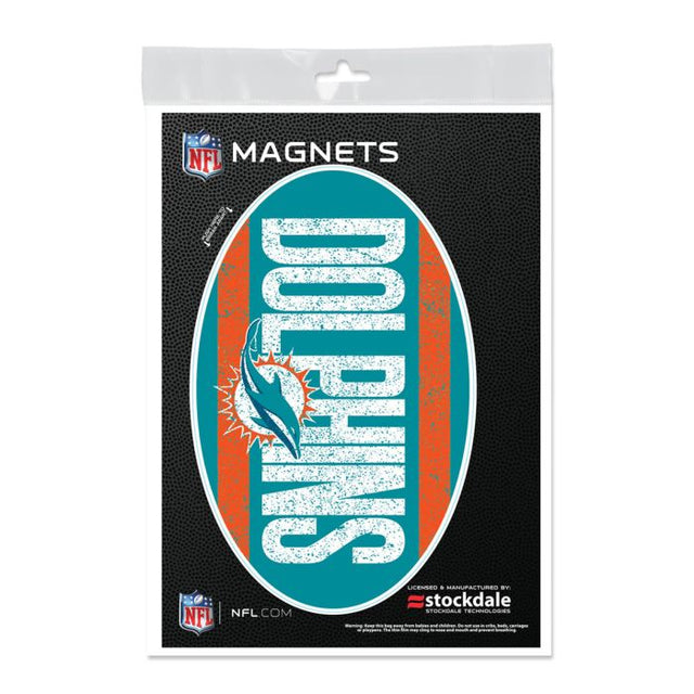 Miami Dolphins VINTAGE Outdoor Magnets 5" x 7"