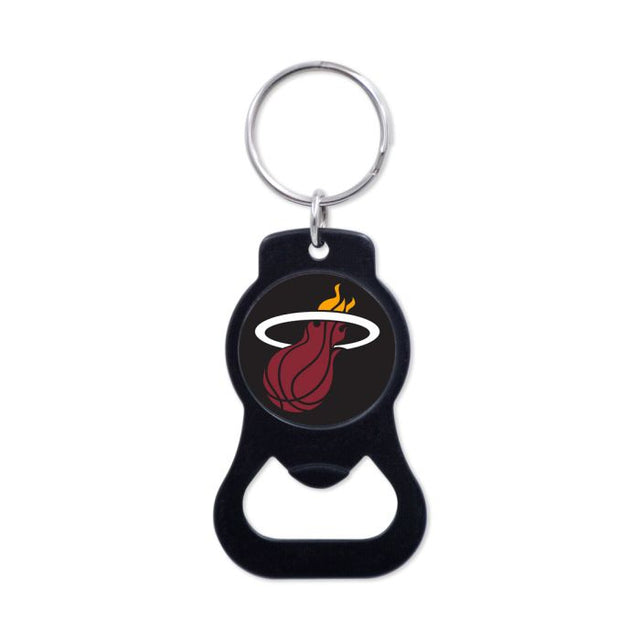 Miami Heat Black Bottle Opener Key Ring