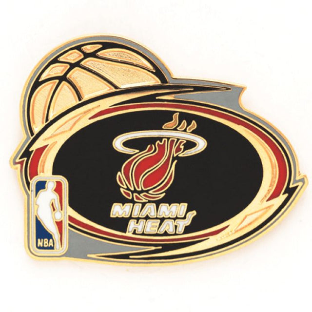Miami Heat Collector Pin Jewelry Card