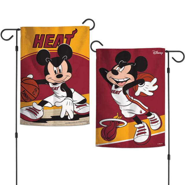 Miami Heat / Disney Garden Flags 2 sided 12.5" x 18"