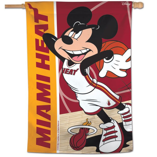 Miami Heat / Disney Vertical Flag 28" x 40"