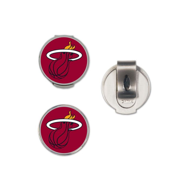 Miami Heat Hat Clip w/2 Markers, clamshell