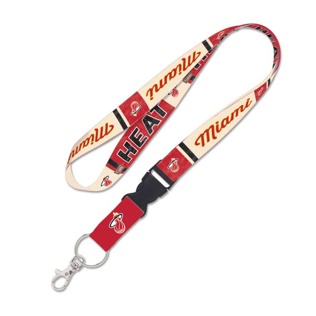 Miami Heat Lanyard w/detachable buckle 1"