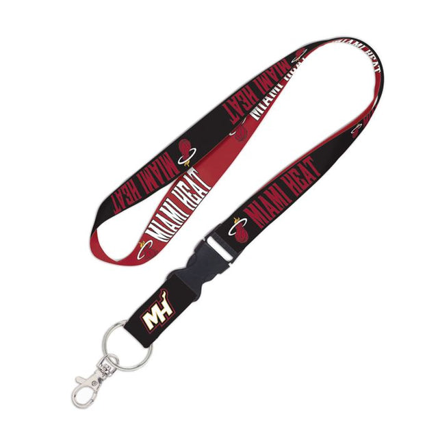 Miami Heat Lanyard w/detachable buckle 1"