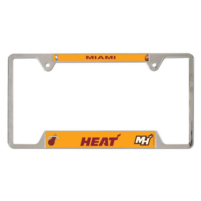 Marco de matrícula de metal de Miami Heat